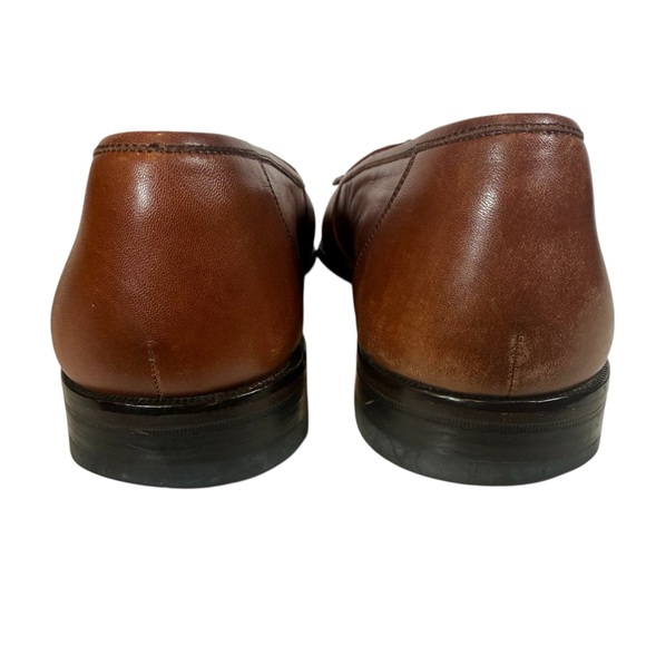 Magnanni Men\'s Brown Leather
Tassel Loafers Size 11 Nice Condition